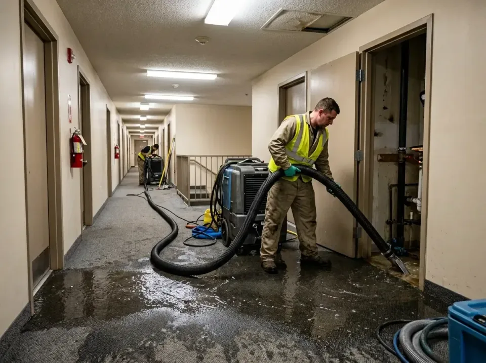 multi-unit-apartment-hallway-f-005 — frequently asked questions, Emergency Burst Pipe Water Extraction & Removal in Fernandi…